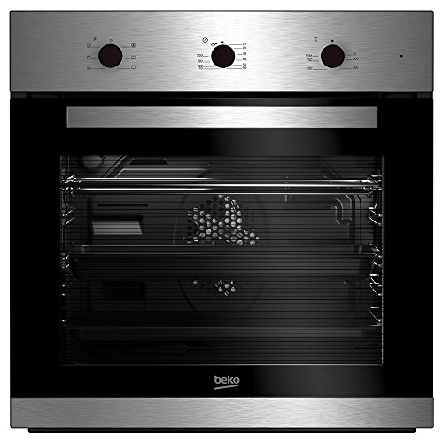 Beko BIE22101X Horno Multifunción con Limpieza Hidrolítica, 2400 W, 71 litros, Negro, Acero inoxidable