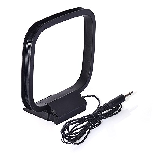 Bingfu Am Loop Antena con 75 Ohm Adaptador de 3,5 mm Am/MW/LW Antena Compatible con Sistemas de Receptores de Audio Sony HiFi Serie Am Antena con Receptor Estéreo de Sonido Natural Bingfu Am Loop Antena con 75 Ohm Adaptador de 3,5 mm Am/MW/LW Antena Compatible con Sistemas de Receptores de Audio Sony HiFi Serie Am Antena con Receptor Estéreo de Sonido Natural