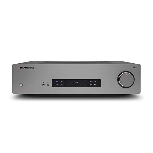 Cambridge Audio CXA61- Amplificador Estéreo Integrado de 60 vatios – aptX HD Bluetooth, 60 vatios por Canal, entradas Digitales y analógicas, USB