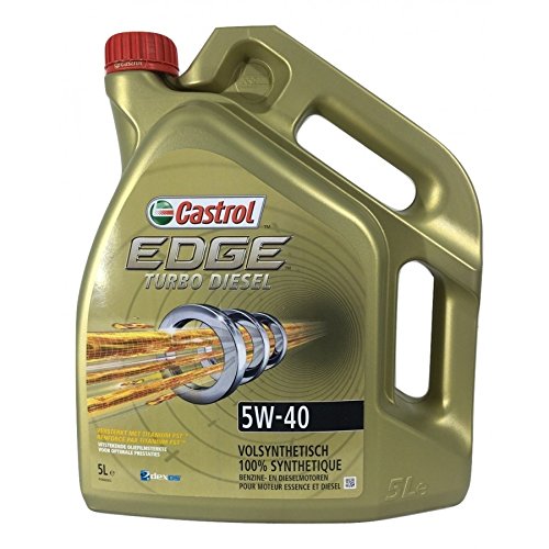 Castrol 154F59 Edge Turbo Diesel 5W40 Lubricante, 5L Castrol 154F59 Edge Turbo Diesel 5W40 Lubricante, 5L
