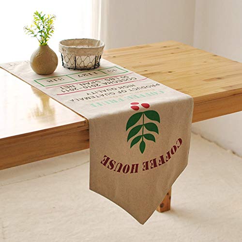 Chendaorong Camino de Mesa Hom Cocina Comedor Alquiler Lavable a máquina el Uso Diario Granja de Mesa Comedor Salón de Fiestas decoración (Color : A, Size : 12''x55'') Chendaorong Camino de Mesa Hom Cocina Comedor Alquiler Lavable a máquina el Uso Diario Granja de Mesa Comedor Salón de Fiestas decoración (Color : A, Size : 12''x55'')