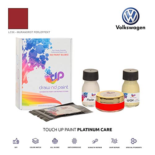 DrawndPaint for/Volkswagen Multivan Starline/MURANOROT PERLEFFEKT - LC3X / Touch-UP Sistema DE Pintura Coincidencia EXACTA/Platinum Care