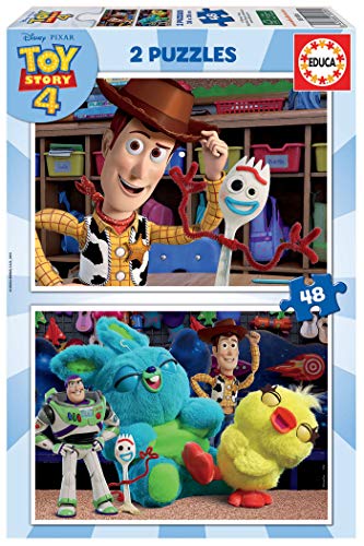 Educa- Toy Story 4 2 Puzzles infantiles de 48 piezas, a partir de 4 años (18106)
