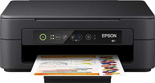 Epson XP-2100 Expression Premium - Impresora Multifunción 3 en 1 (Impresora, Escáner, Fotocopiadora, Wi-Fi, Cartuchos Individuales, 4 Colores, A4), color Negro