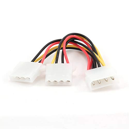 Gembird CC-PSU-1 - Cable de alimentación para CD/HDD/DVD, Y > 2x 4Pin Molex
