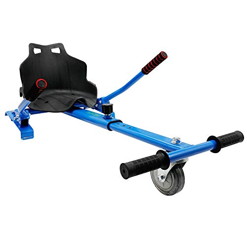 Hiboy 8435518003144, Silla Self Balancing Compatible con Todos los Patinetes Eléctricos de 6.5, 8 y 10 Pulgadas, Niños, Asiento Kart Azul, Talla Única