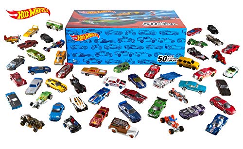 Hot Wheels- Hotwheels Pack 50 Vehículos, coches de juguete, Multicolor, 5+ (Mattel V6697) Hot Wheels- Hotwheels Pack 50 Vehículos, coches de juguete, Multicolor, 5+ (Mattel V6697)