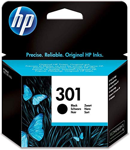 HP 301 CH561EE Cartucho de Tinta Original, 1 unidad, negro HP 301 CH561EE Cartucho de Tinta Original, 1 unidad, negro