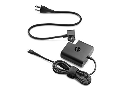 HP (X7W50AA) USB-C Travel Power Adapter 65W Interior 65W Negro adaptador e inversor de corriente - Fuente de alimentación (100-240, 50/60, 65 W, Interior, Portátil, Negro)
