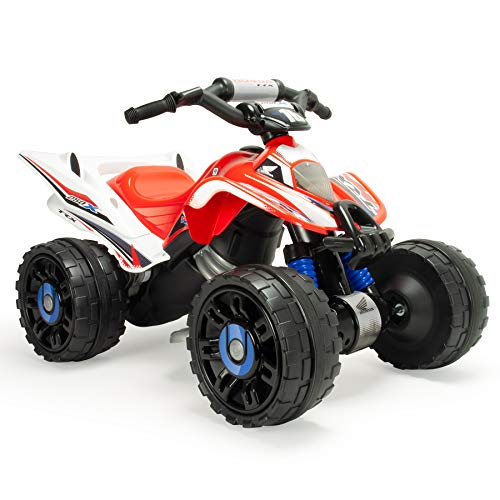 INJUSA – Quad Honda ATV de 12V Licenciado con Cambio de Marchas y Freno Eléctrico Recomendado a niños +3 Años, Color Rojo INJUSA – Quad Honda ATV de 12V Licenciado con Cambio de Marchas y Freno Eléctrico Recomendado a niños +3 Años, Color Rojo