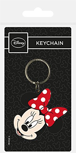 Key chain Disney - Llavero de Goma Minnie Head Key chain Disney - Llavero de Goma Minnie Head