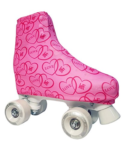 KRF The New Urban Concept Cubre PATÍN Love (2 Uni) Fundas, Infantil, Rosa, Talla Única