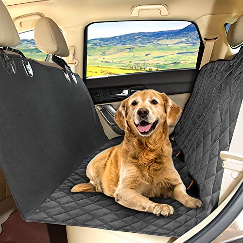 KYG Cubierta de Asientos de Coche Impermeable para Perros Protector de Mascotas Funda de Asientos Antideslizante y Comodo Manta Animal de Coche para Coche Camión SUV para Viajes