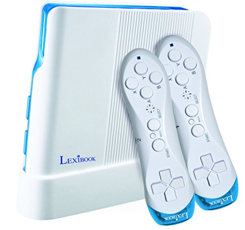 LEXIBOOK (JG7425 Consola de Videojuegos, 221 Juegos y Controladores inalámbricos, Blanco/Azul, Color LEXIBOOK (JG7425 Consola de Videojuegos, 221 Juegos y Controladores inalámbricos, Blanco/Azul, Color