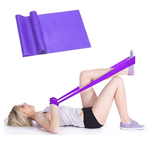 MENGZF12 Banda Elástica Fitness,Largo Yoga Cintas Elásticas Látex Natural para Fitness, Estiramiento, flexibilidad, pilate, Ballet, Gimnasia y rehabilitación, Multifuncional Bandas de Resistencia