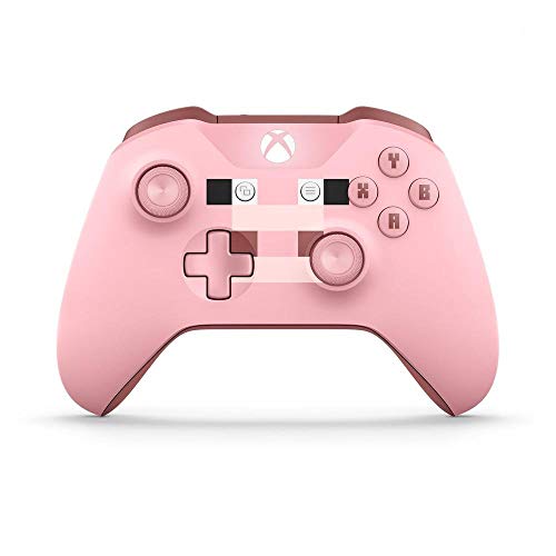 Microsoft - Mando Inalámbrico: Edición Limitada Minecraft Pig (Xbox One), rosa Microsoft - Mando Inalámbrico: Edición Limitada Minecraft Pig (Xbox One), rosa