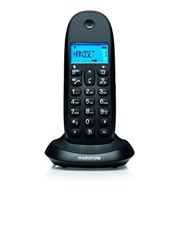 Motorola C1001LB+ - Teléfono fijo, color negro Motorola C1001LB+ - Teléfono fijo, color negro