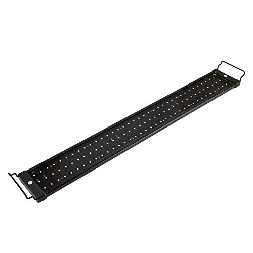 NICREW ClassicLED Luz LED Acuario, Pantalla LED Acuario, Iluminación LED para Acuarios Plantados Lámpara LED para Peceras 75-105 cm, 18W, 7000K