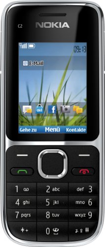 Nokia C2-01 - Móvil libre (pantalla de 2" 320 x 240, cámara 3.2 Mp, 0.06 GB, S.O. Symbian), negro
