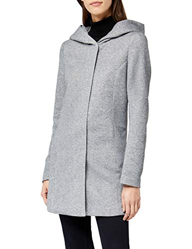 Only onlSEDONA Coat OTW Noos Abrigo, Gris (Light Grey Melange), 44 (Talla del Fabricante: XX-Large) para Mujer Only onlSEDONA Coat OTW Noos Abrigo, Gris (Light Grey Melange), 44 (Talla del Fabricante: XX-Large) para Mujer