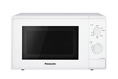 Panasonic NN-K10JWMEPG Microondas Compacto 20 L (800 W, 2 Mandos giratorios, Con Gratinador de Cuarzo 1.000W, Plato giratorio de vidrio 255mm, 5 Niveles de ajuste de potencia), Color Blanco Panasonic NN-K10JWMEPG Microondas Compacto 20 L (800 W, 2 Mandos giratorios, Con Gratinador de Cuarzo 1.000W, Plato giratorio de vidrio 255mm, 5 Niveles de ajuste de potencia), Color Blanco