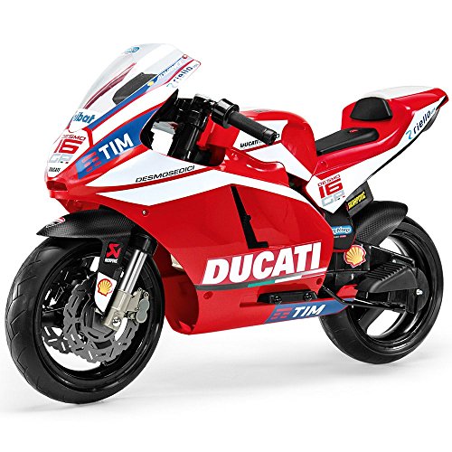 Peg Perego- Ducati GP Motocicleta Eléctrica de 12V, Niños, Color Rojo (MC0020)
