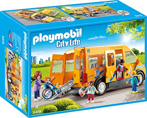 PLAYMOBIL City Life Autobús Escolar, a Partir de 4 Años (9419)