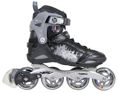 Powerslide Phuzion - Patines en línea para Hombre, tamaño 44, Color Negro