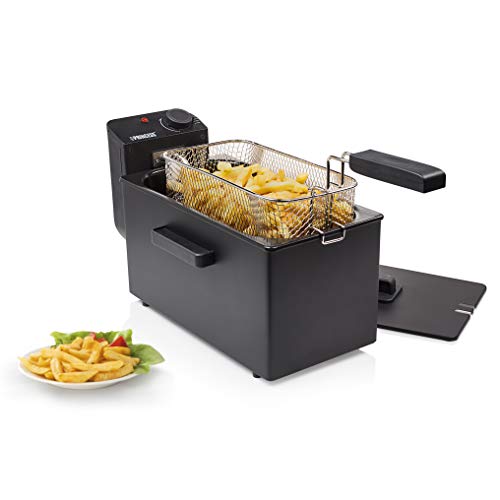 Princess 182727 Deep Fat Fryer - Freidora, Zona Fría, Filtro de Seguridad, Volumen de 3 litros, Color Negro Princess 182727 Deep Fat Fryer - Freidora, Zona Fría, Filtro de Seguridad, Volumen de 3 litros, Color Negro