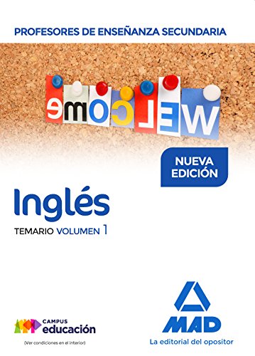 Profesores de Enseñanza Secundaria Inglés Temario volumen 1