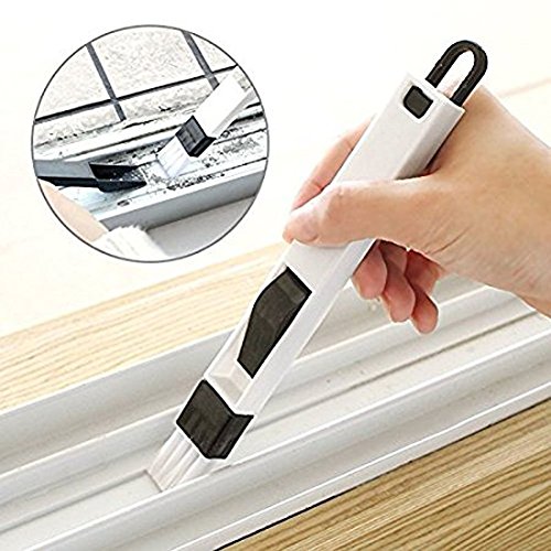 Puertas y ventanas, escritorio de la computadora, cepillo de limpieza multifunción (Negro) Puertas y ventanas, escritorio de la computadora, cepillo de limpieza multifunción (Negro)