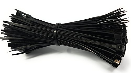 Reulin - Bridas (100 x 2,5 mm), color negro, 100 unidades