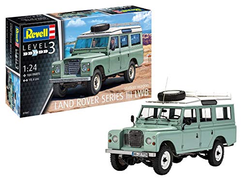 Revell-Land Rover Series III, Escala 1:24 Kit de Modelos de plástico, Multicolor, 1/24 07047 7047