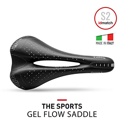 Selle Italia - Sillìn Bicicleta de Carretera Sport Gel Flow, Rail FeC Alloy Ø7, Sillìn Road Gran Turismo Duro-tek, Comfort Gel, Amortiguador Selle Italia - Sillìn Bicicleta de Carretera Sport Gel Flow, Rail FeC Alloy Ø7, Sillìn Road Gran Turismo Duro-tek, Comfort Gel, Amortiguador