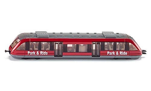 SIKU 1646 Park & Ride -Tren de cercanías Miniatura (Escala 1:55), Colores Surtidos