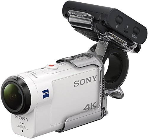 Sony FDRX3000R Kit de Cámara Action CAM 4K y Grip para Dedo AKAFGP1, Blanco/Negro Sony FDRX3000R Kit de Cámara Action CAM 4K y Grip para Dedo AKAFGP1, Blanco/Negro
