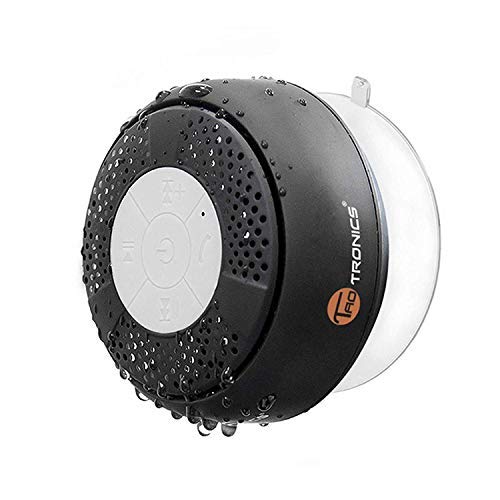 TaoTronics Altavoz Bluetooth Ducha Impermeable Inalámbrico con Ventosa, A2DP Estéreo, IPX4, hasta 6 Horas de Reproducción para Playa, Ducha, Viaje y más TaoTronics Altavoz Bluetooth Ducha Impermeable Inalámbrico con Ventosa, A2DP Estéreo, IPX4, hasta 6 Horas de Reproducción para Playa, Ducha, Viaje y más
