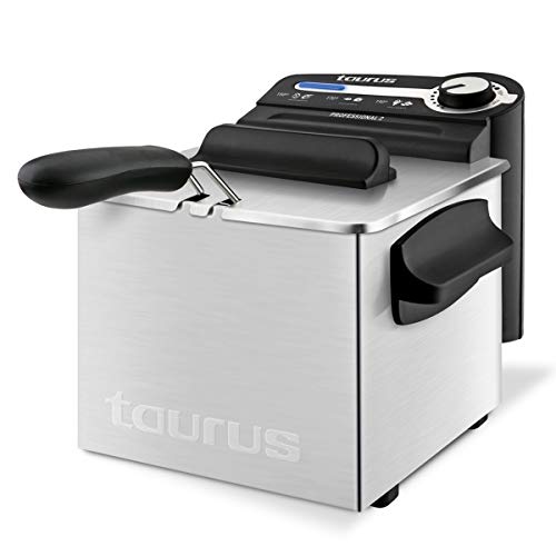 Taurus Professional 2 Plus Freidora, 2 litros, 1700 W, 18/8 Stainless Steel, Acero inoxidable Taurus Professional 2 Plus Freidora, 2 litros, 1700 W, 18/8 Stainless Steel, Acero inoxidable