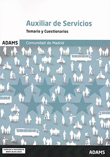 Temario y Cuestionarios Auxiliar de Servicios Comunidad de Madrid