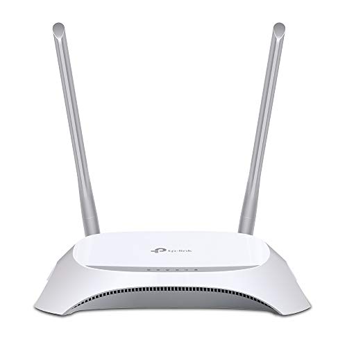 TP-Link TL-MR3420 - Router Wi-Fi (300 Mbps 3G / 4G, 1 puerto UBS 2.0, botón WPS, sin necesidad de configuración, enchufe de la UE)