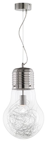 Wofi Futura - Lámpara de techo, color níquel