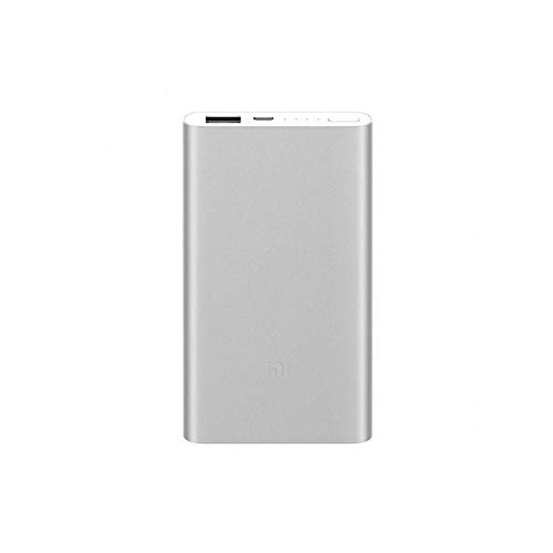 Xiaomi Mi Power Bank2 , Batería Portátil Li-Pol De 5000Mah, Usb-A, Micro Usb, 14.1Mm, Color Plata.