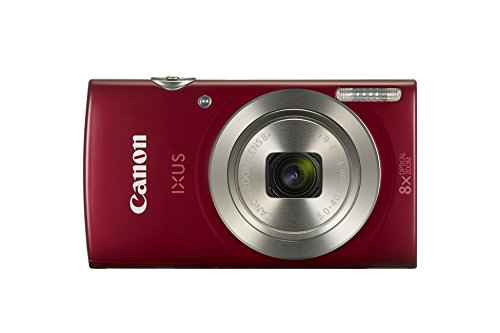 Canon IXUS 185 - Cámara compacta de 20 MP (pantalla de 2.7", Digic 4+, 16x ZoomPlus, vídeo HD, modo Smart Auto, Date Button, Easy Auto) rojo