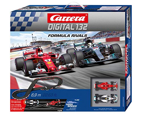 Carrera- Digital 132 Formula Rivals Juguete Circuito de Coches, Multicolor (20030004)