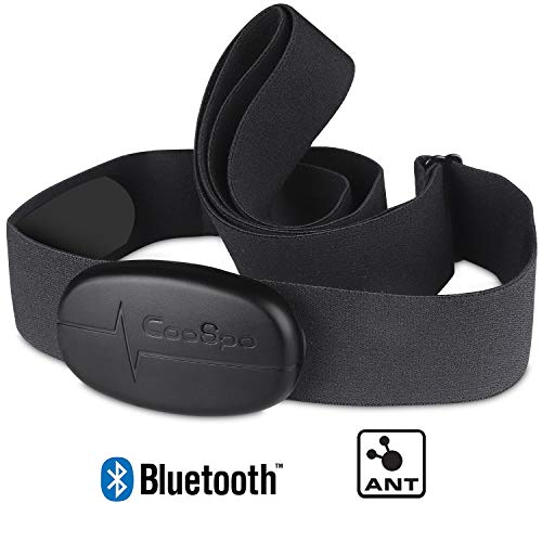 CooSpo Banda de Frecuencia Cardiaca Bluetooth 4.0 Ant+ Monitor Sensor de Frecuencia Cardíaca Compatible con Garmin Wahoo Zwift Endomodo y Otros CooSpo Banda de Frecuencia Cardiaca Bluetooth 4.0 Ant+ Monitor Sensor de Frecuencia Cardíaca Compatible con Garmin Wahoo Zwift Endomodo y Otros