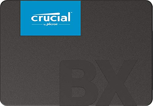 Crucial CT240BX500SSD1 Disco Duro Sólido Interno SSD de 240 GB (3D NAND, SATA, 2,5 pulgadas)