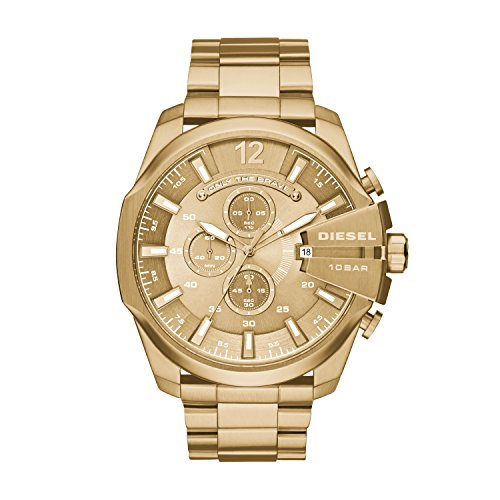 Diesel Reloj Cronógrafo para Hombre de Analogico con Correa en Chapado en Acero Inoxidable DZ4360 Diesel Reloj Cronógrafo para Hombre de Analogico con Correa en Chapado en Acero Inoxidable DZ4360