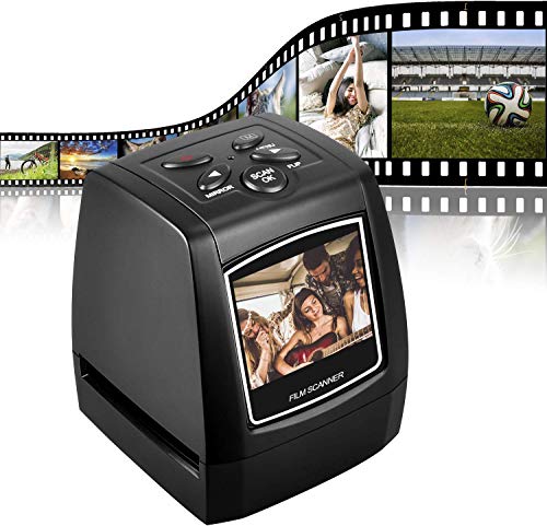 DIGITNOW! Escáner de película para 35mm Negativos y Diapositivas, Escáner de Alta resolución con 2,4" LCD, Convertidor No se Requiere PC y Software