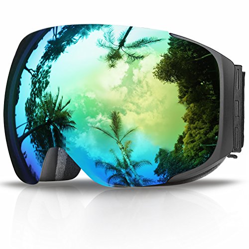 Gafas de Esquí, eDriveTech Máscara Gafas Esqui Snowboard Nieve Espejo para Hombre Mujer Adultos Juventud Jóvenes Chicos Chicas Anti Niebla Gafas de Esquiar OTG Protección UV Magnéticos Esférica Lente Gafas de Esquí, eDriveTech Máscara Gafas Esqui Snowboard Nieve Espejo para Hombre Mujer Adultos Juventud Jóvenes Chicos Chicas Anti Niebla Gafas de Esquiar OTG Protección UV Magnéticos Esférica Lente