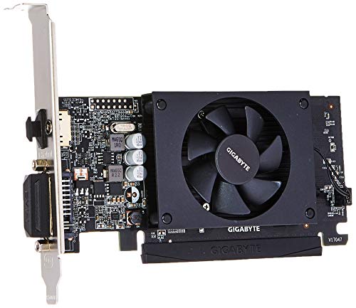 Gigabyte GV-N710D5-2GL GeForce GT 710 2GB GDDR5 - Tarjeta gráfica (GeForce GT 710, 2 GB, GDDR5, 64 bit, 4096 x 2160 Pixeles, PCI Express x8 2.0) Gigabyte GV-N710D5-2GL GeForce GT 710 2GB GDDR5 - Tarjeta gráfica (GeForce GT 710, 2 GB, GDDR5, 64 bit, 4096 x 2160 Pixeles, PCI Express x8 2.0)